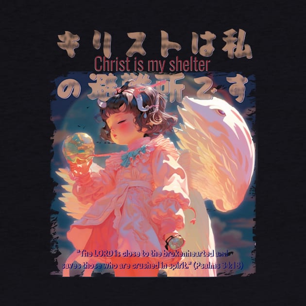 Christian Manga with Kanjis - Christ is My Shelter by Faith Sakura